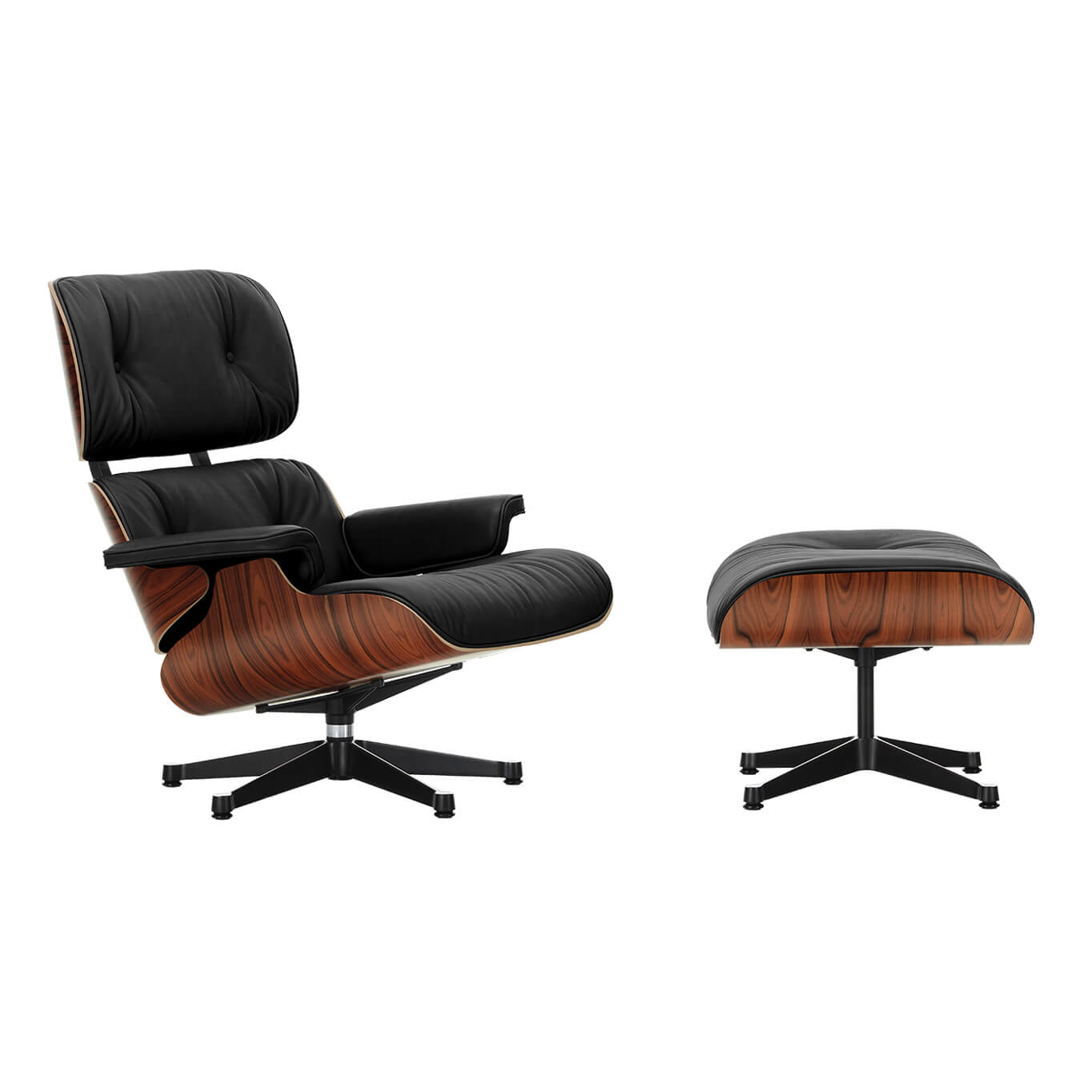 Le cuir qui embellit en vieillissant — Lounge Chair, Charles & Ray Eames, 1956.