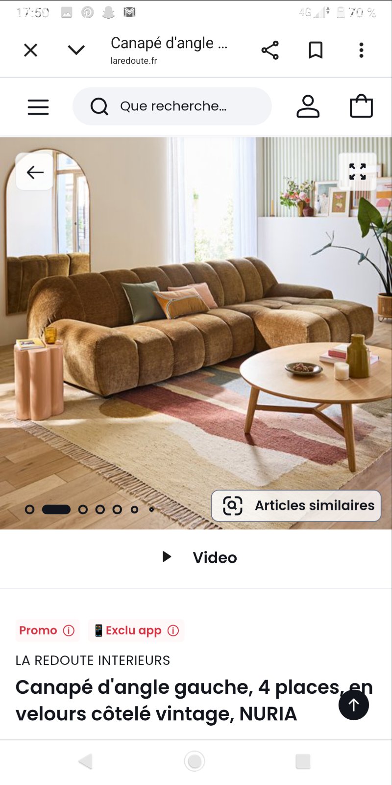 Velours Ocre Touffeté — Touffeté, Ocre & Naturel