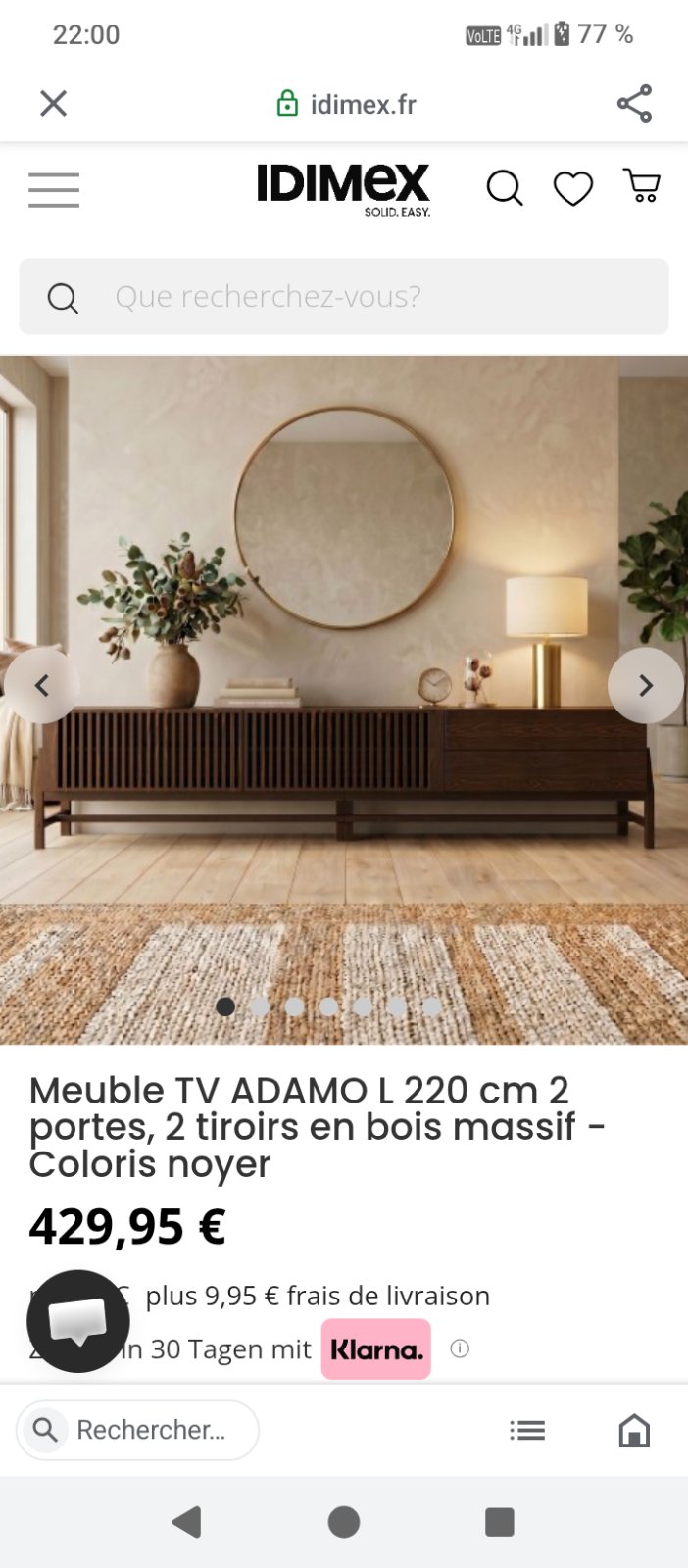 Minimalisme Noyer Chaud