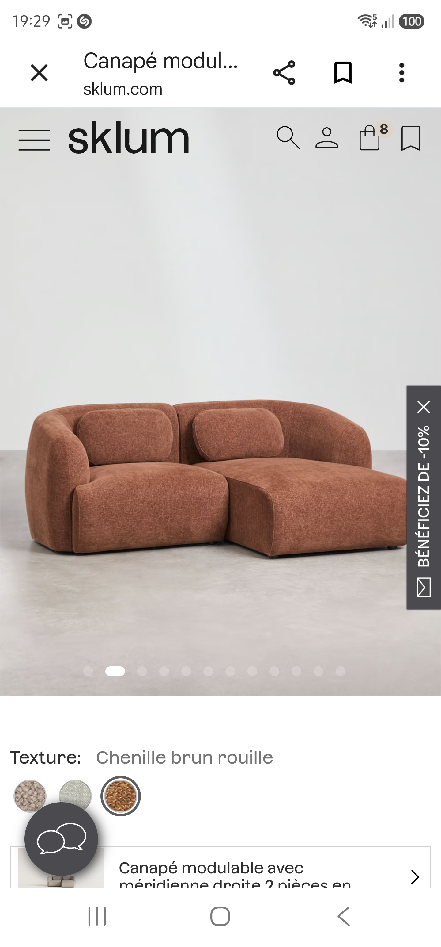 Brutalisme Arrondi Terracotta — intérieur style Brutalism sur Beyit