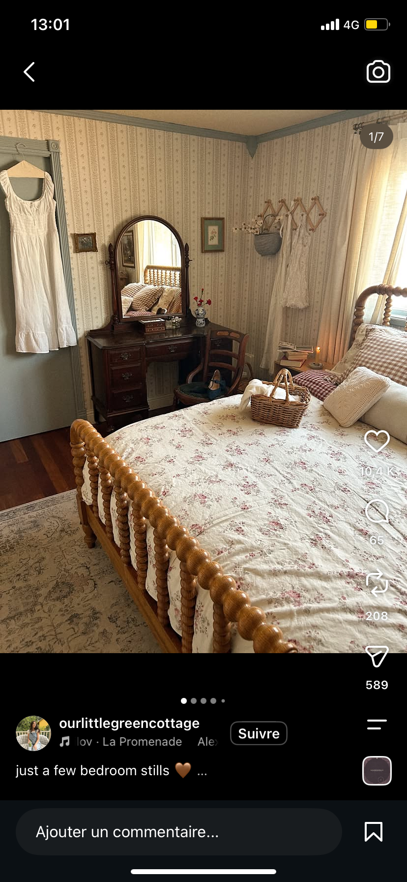 Victoriana Cottage Crème — Victorien, Cottage anglais