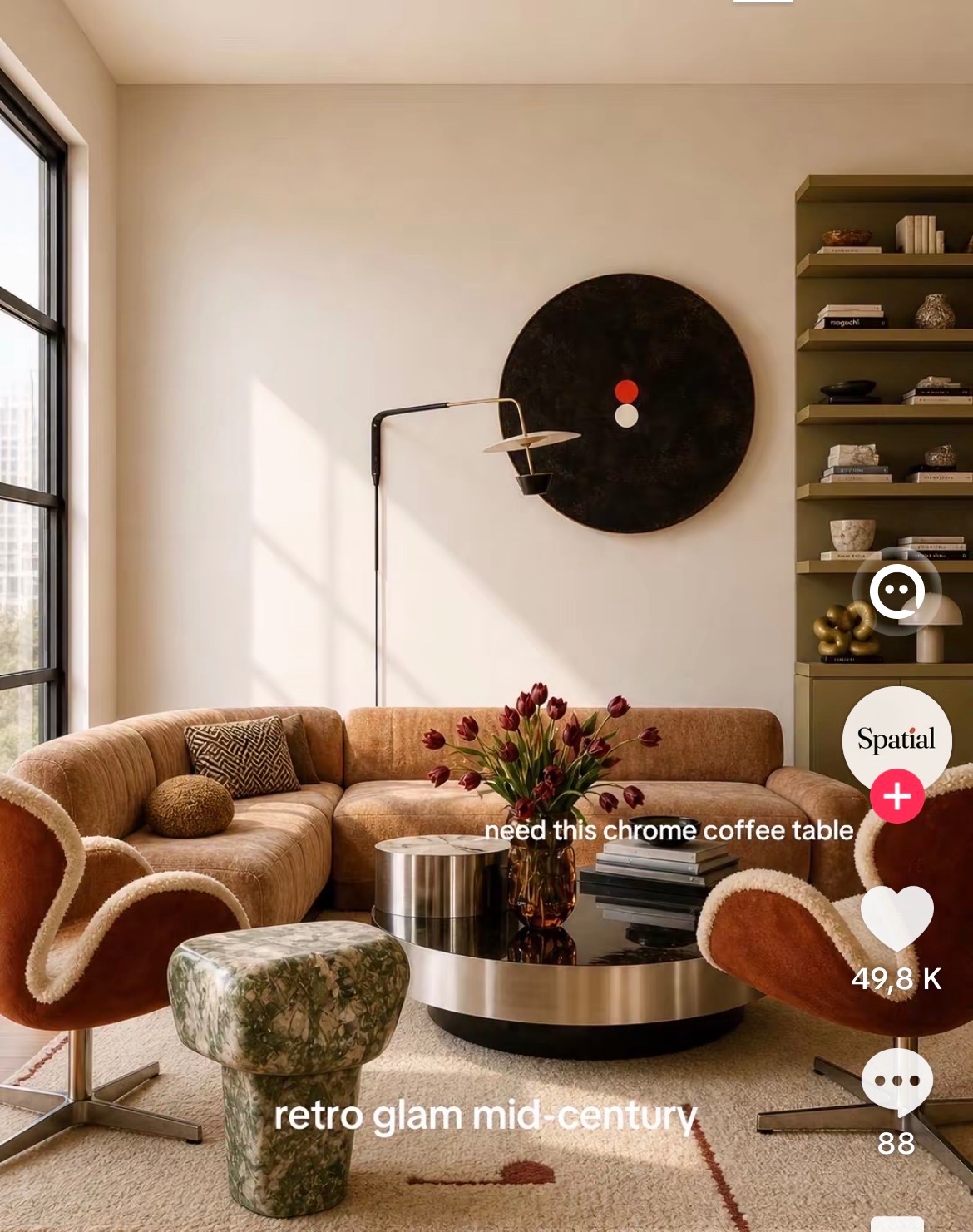 Glam Mid-Century Chaud