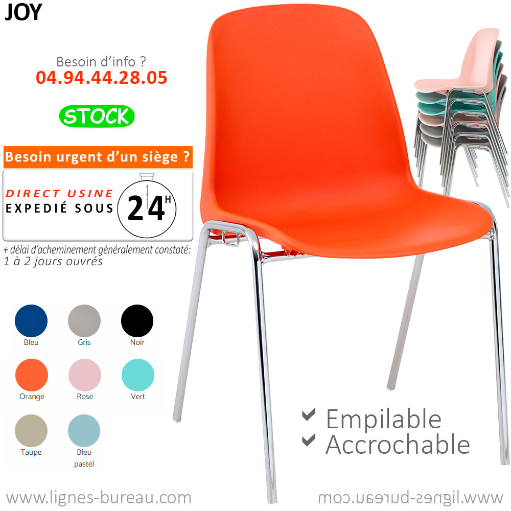 Chaise en coque plastique colorée di Style Vitra DSW — Beyit