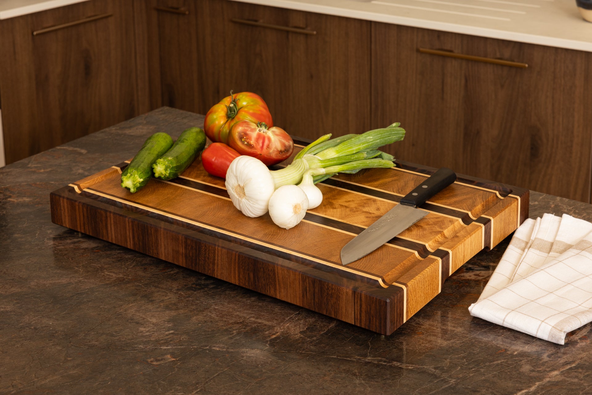 Planche à découper en érable massif di Style cuisine professionnelle — Beyit