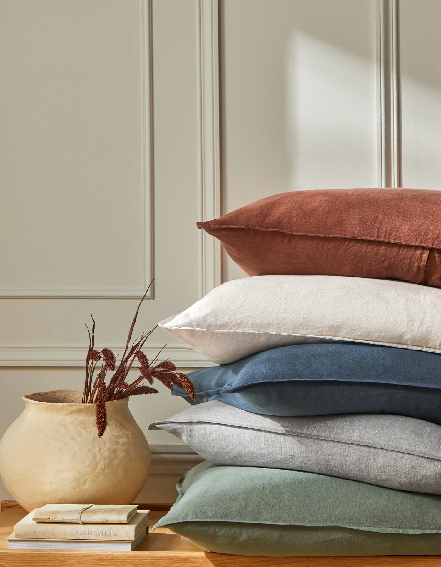 Coussin lin lavé di Caravane — Beyit