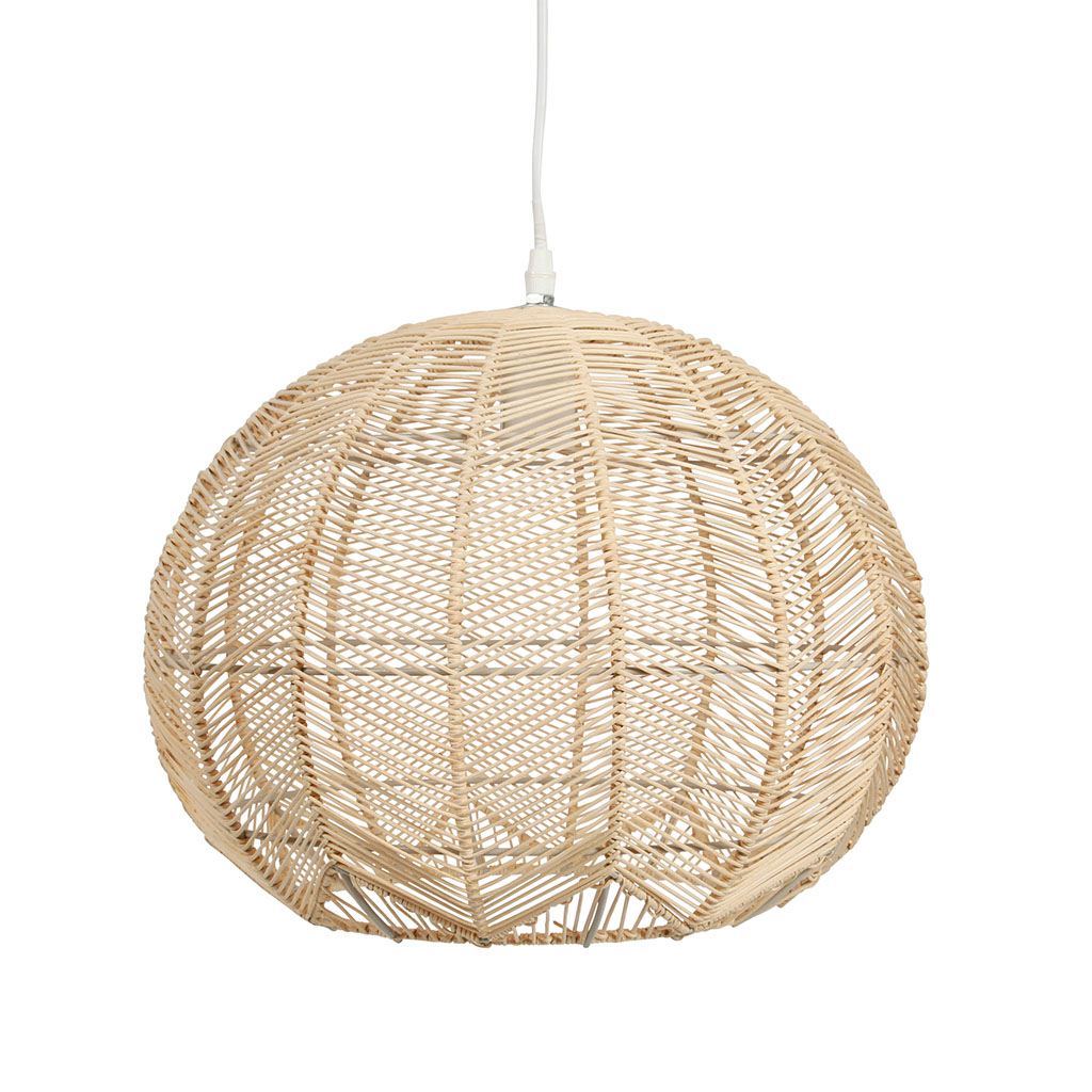 Suspension globe rotin di HK Living — Beyit